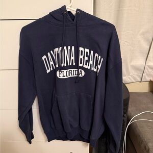 Navy Daytona Beach Hoodie